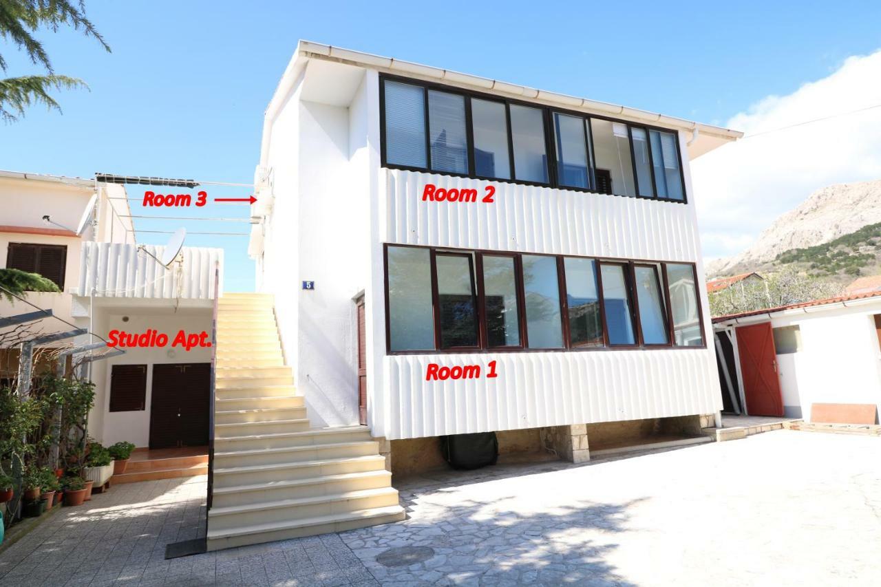 Rooms & Studio Apartment Mira バスカ エクステリア 写真